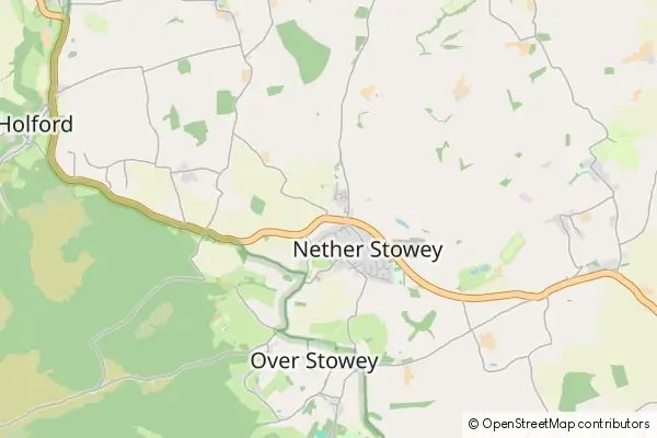 Karte Nether Stowey