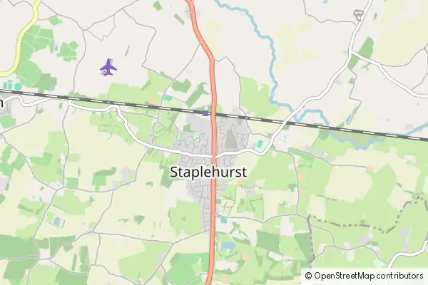 Karte Staplehurst