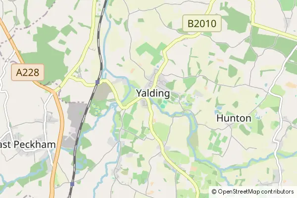 Karte: Yalding • © OpenStreetMap contributors Karte Yalding