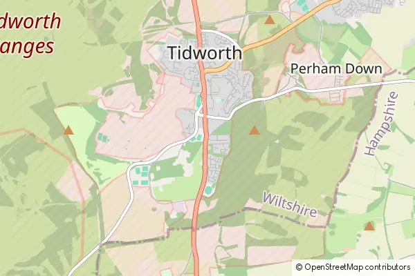 Karte: Tidworth • © OpenStreetMap contributors Karte Tidworth