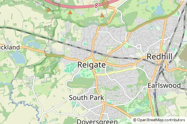 Karte Reigate