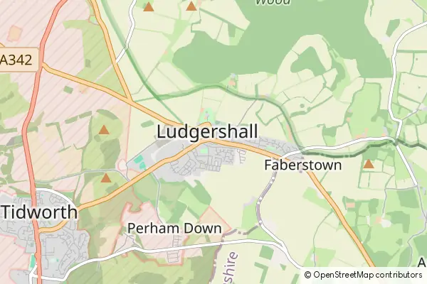 Karte Ludgershall