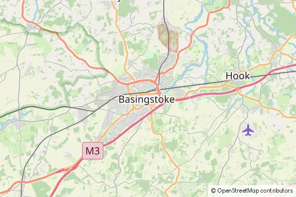 Karte Basingstoke