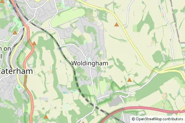 Karte Woldingham