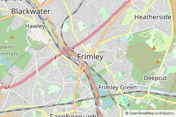 Karte Frimley Green