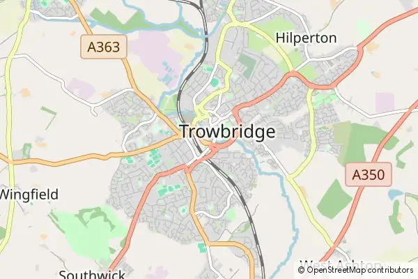 Karte Trowbridge