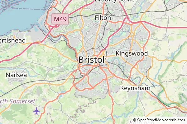 Karte Bristol