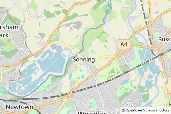 Karte Sonning on Thames