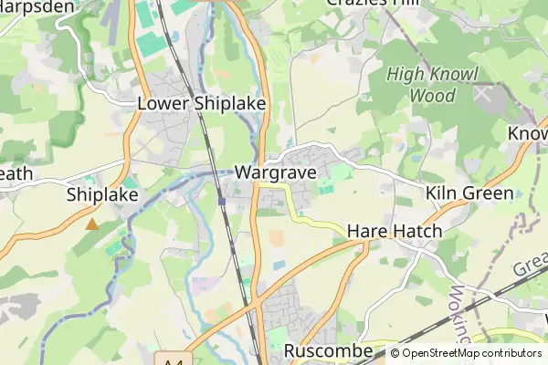 Karte Wargrave