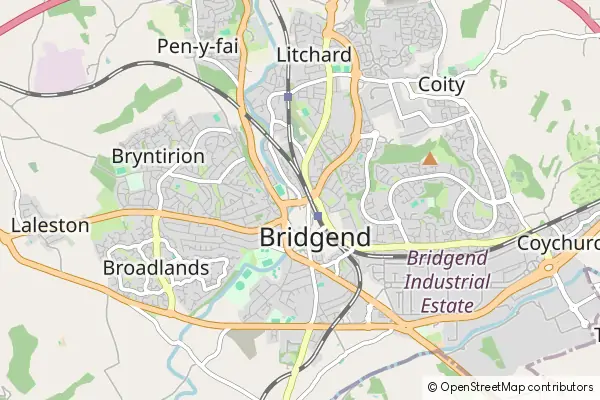 Karte Bridgend