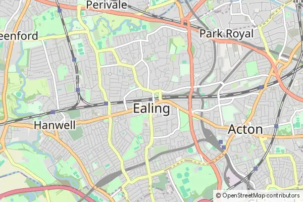 Karte London Borough of Ealing