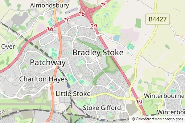 Karte Bradley Stoke