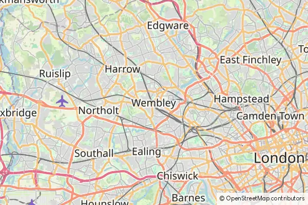 Karte: Wembley • © OpenStreetMap contributors Karte Wembley