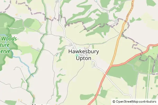 Karte Hawkesbury Upton