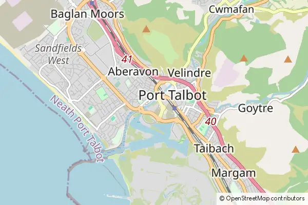 Karte Port Talbot