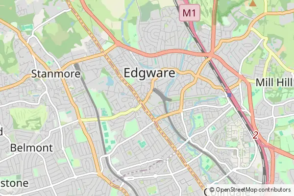 Karte Edgware