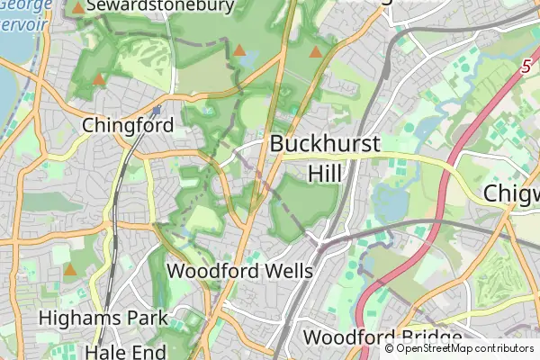 Karte Buckhurst Hill