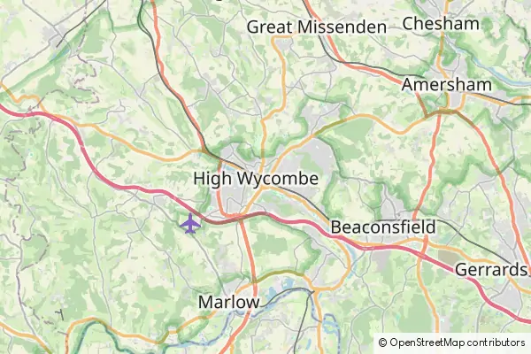 Karte: High Wycombe • © OpenStreetMap contributors Karte High Wycombe