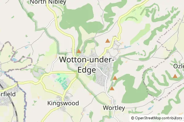 Karte Wotton-under-Edge