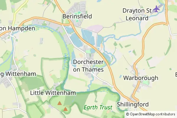 Karte Dorchester-on-Thames