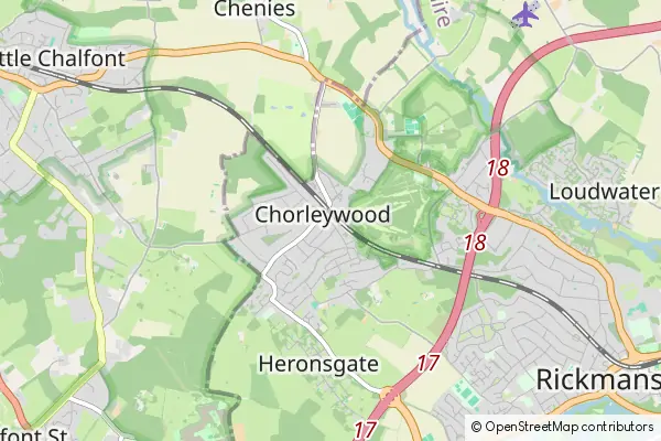 Karte Chorleywood