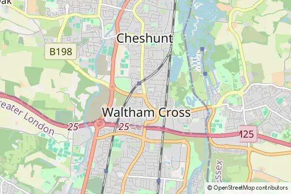 Karte Waltham Cross