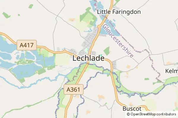 Karte Lechlade