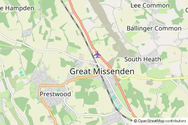 Karte: Great Missenden • © OpenStreetMap contributors Karte Great Missenden