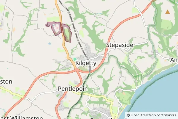 Karte: Kilgetty • © OpenStreetMap contributors Karte Kilgetty
