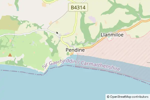 Karte Pendine