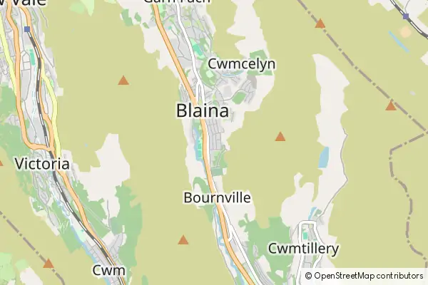 Karte Blaina