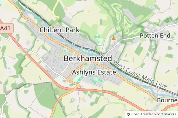 Karte: Berkhamsted • © OpenStreetMap contributors Karte Berkhamsted