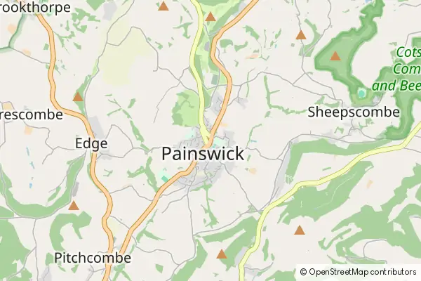 Karte: Painswick • © OpenStreetMap contributors Karte Painswick