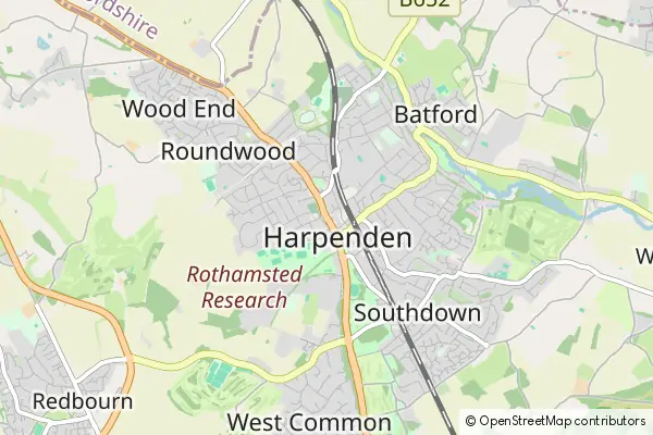 Karte Harpenden