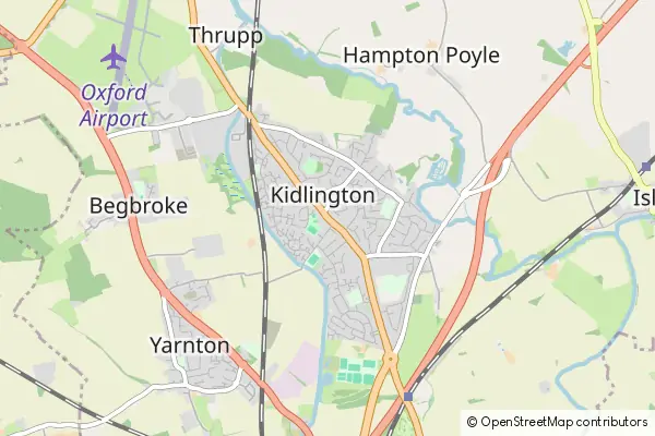 Karte Kidlington