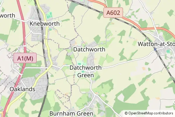 Karte Datchworth