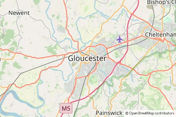 Karte Gloucester