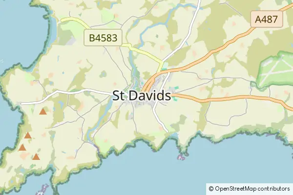Karte St. Davids