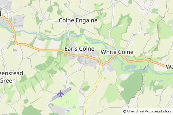 Karte Earls Colne