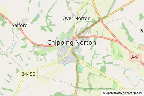 Karte Chipping Norton