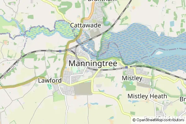 Karte Manningtree