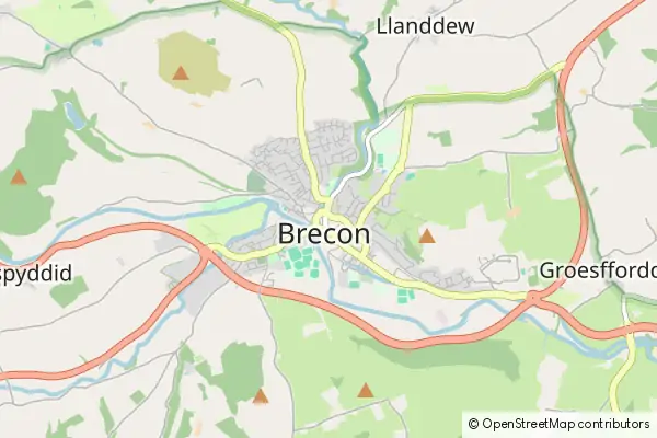 Karte Brecon