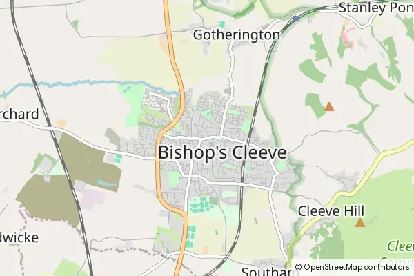 Karte: Bishop's Cleeve • © OpenStreetMap contributors Karte Bishop's Cleeve