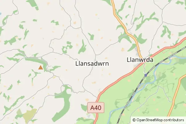 Karte Llansadwrn