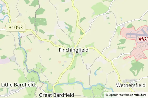 Karte Finchingfield