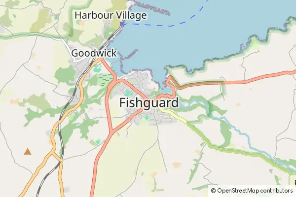 Karte: Fishguard • © OpenStreetMap contributors Karte Fishguard