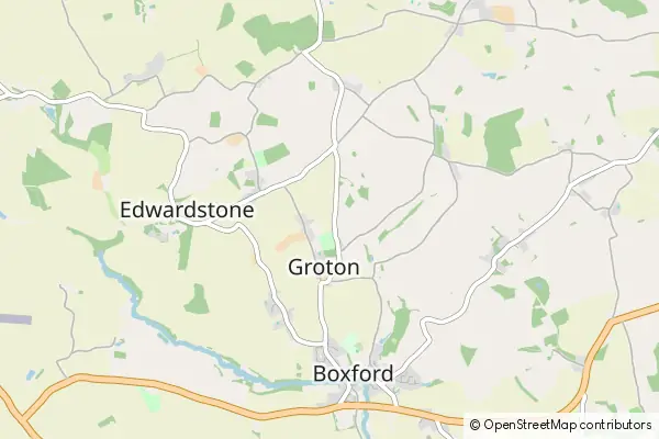 Karte: Babergh District • © OpenStreetMap contributors Karte Babergh District