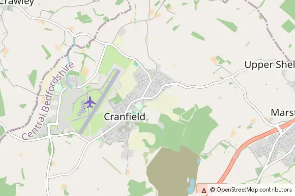 Karte Cranfield