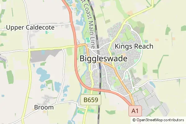 Karte Biggleswade