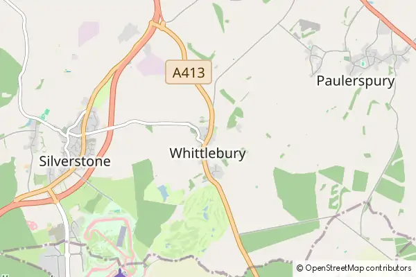 Karte Whittlebury